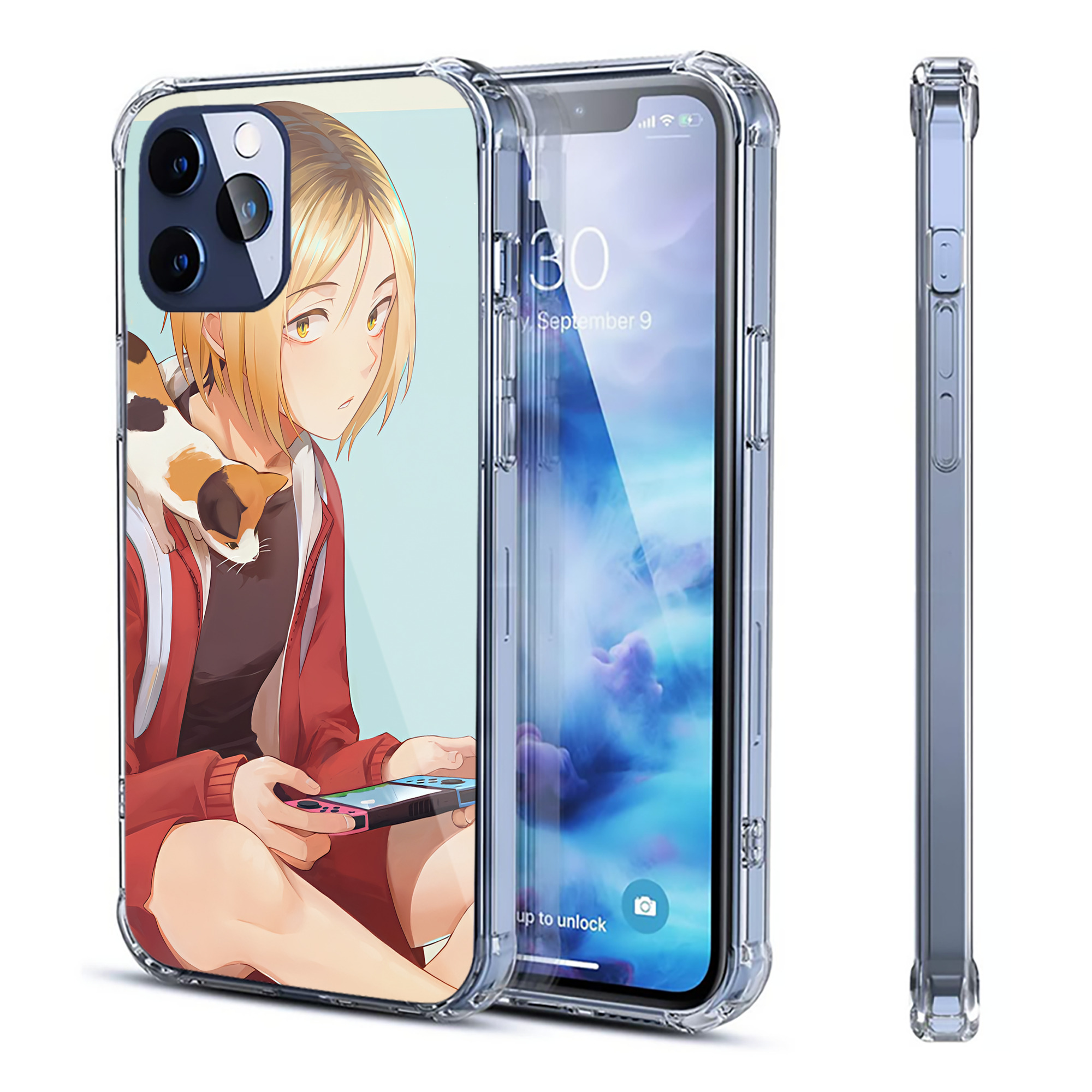 （画像用） ハイキュー!! Haikyu!! 【iPhone 12シリーズ対応】透明スマホケース（クリアソフトケース）